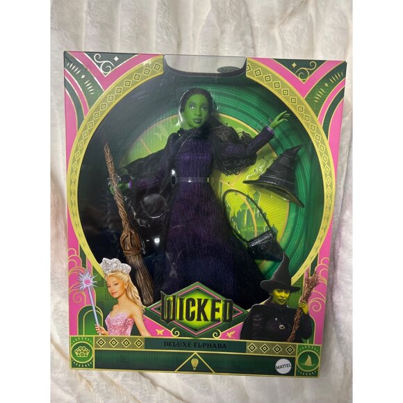 Mattel Wicked Movie Elphaba Deluxe Fashion Doll URL MISPRINT Error - Picture 8 of 9
